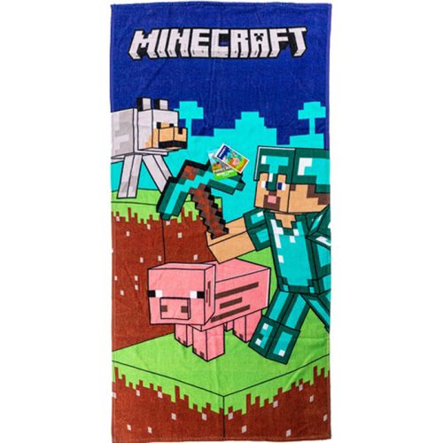 Minecraft Diamond Armor bath towel, beach towel 70x140cm