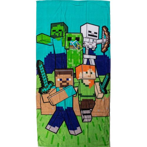 Minecraft bath towel, beach towel 70x140cm