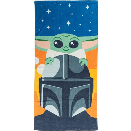 Star Wars Mandalorian bath towel, beach towel 70x140cm