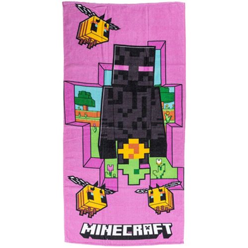 Minecraft Cherry Grove bath towel, beach towel 70x140cm