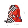 Spiderman Checked drawstring bag, backpack 39 cm