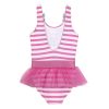 Disney Minnie Striped children's swimsuit, swimming 2-6 years