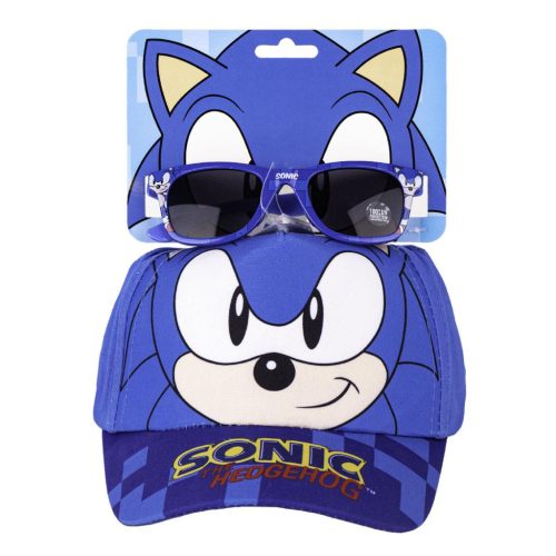 Sonic a sündisznó sunglasses and baseball cap set