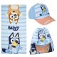 Bluey towel, gym bag, baseball cap set