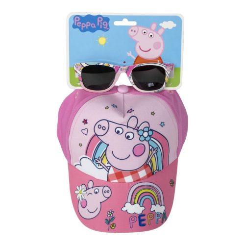 Peppa Pig sunglasses and baseball cap set