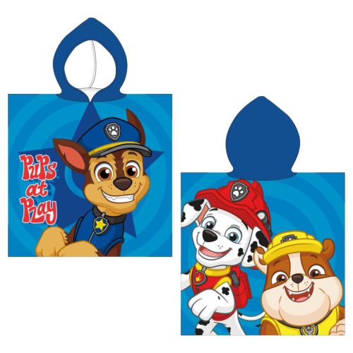 Paw Patrol beach towel poncho 50x115 cm