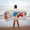 One Piece bath towel, beach towel 70x140cm (Fast Dry)