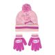 Peppa Pig Pink kids hat+ gloves set