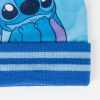 Disney Lilo and Stitch Blue kids hat+ gloves set