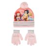 Disney Princess Pink kids hat+ gloves set