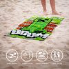 Minecraft Boom bath towel, beach towel 70x140cm (Fast Dry)