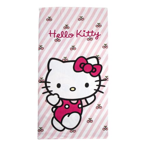 Hello Kitty Cherry bath towel, beach towel 70x140cm (Fast Dry)