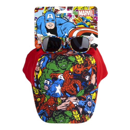 Avengers sunglasses and baseball cap set