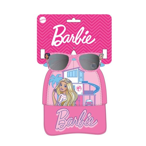 Barbie sunglasses and baseball cap set