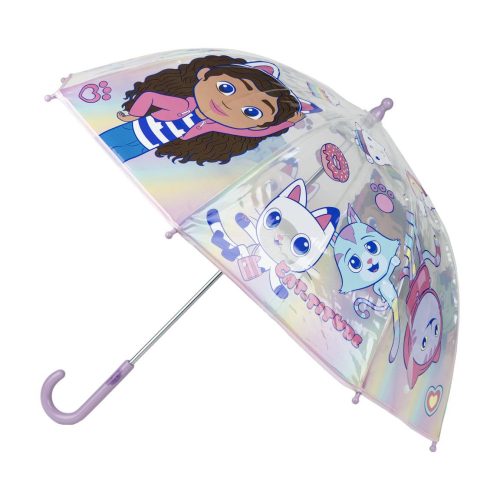 Gabby's Dollhouse children's transparent umbrella Ø71 cm