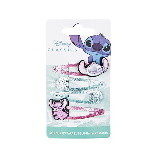 Disney Lilo and Stitch hair clip set, 4 pieces