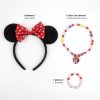 Disney Minnie Charm jewelry and headband set