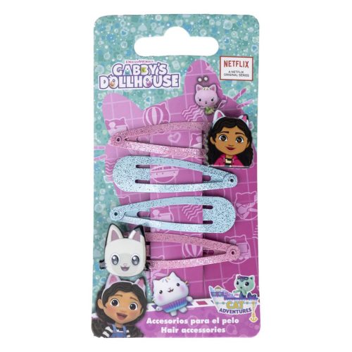 Gabby's Dollhouse hairclip set 4 pcs