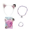 Gabby's Dollhouse Cat Ears jewelry and headband set