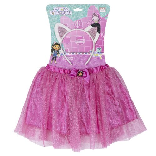 Gabby's Dollhouse children's skirt and headband set