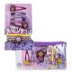 Gabby's Dollhouse Purrrple hair clip and hair tie set