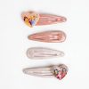 Disney Princess Heart hair clip set 4 pcs