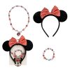 Disney Minnie Ears jewelry and headband set