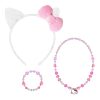 Hello Kitty Ears jewelry and headband set