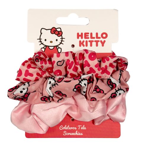 Hello Kitty Scrunchie Hair Tie Set of 3