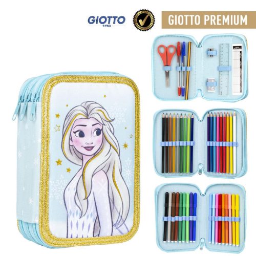 Disney Frozen Elsa Star filled pencil case 3 layers