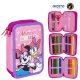 Disney Minnie  Daisy pencil case filled with 3 tiers