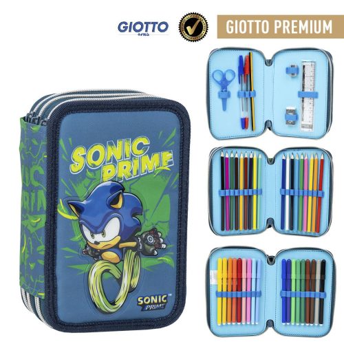 Sonic the Hedgehog Prime Sonic the Hedgehog filled pencil case 3 levels