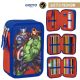 Avengers Team 3-layer filled pencil case