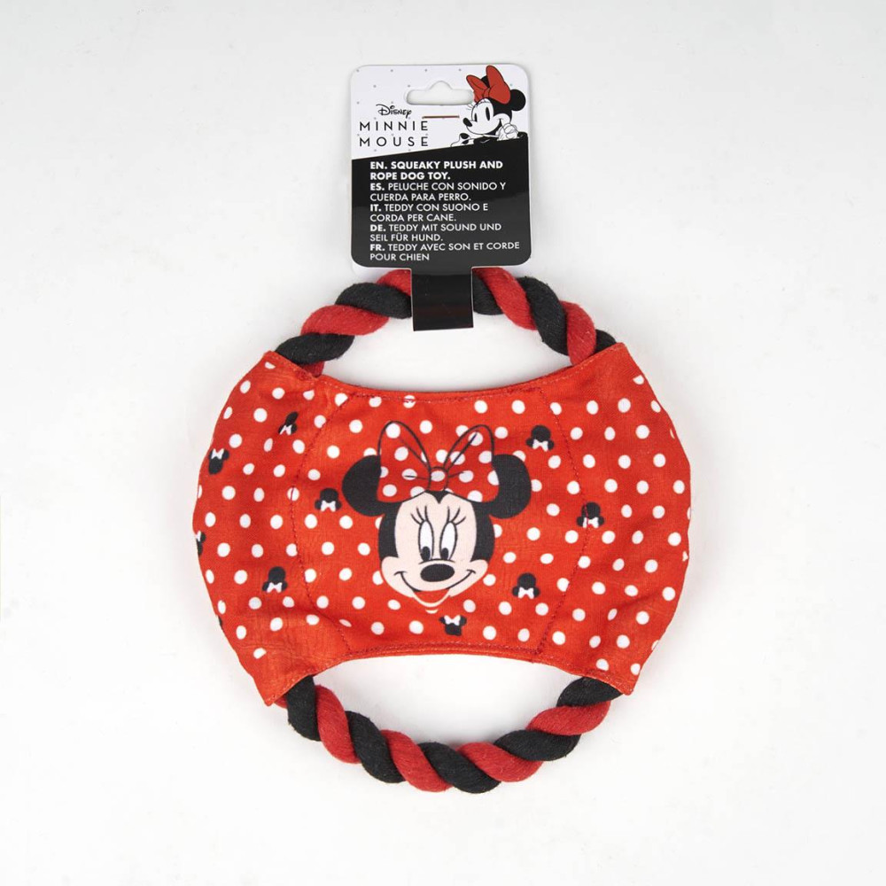 Disney Minnie Whistling frisbee and rope dog toy Javoli Disney Onlin