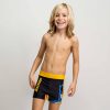 Batman Yellow children's swim trunks, shorts 5-12 years