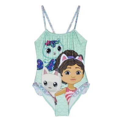 Gabby's Dollhouse Sequin children's swimsuit, swimming 2-6 years