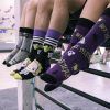 Beetlejuice Purple adult long socks 38/45