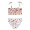 Bluey Peach children's swimsuit, bikini ages 2-6