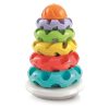 Colour Stacking Rings pyramid building toy 5 pieces Clementoni