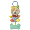 Dog Lovely plush baby rattle Clementoni