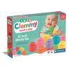 Colour Clemmy soft building block set 10 pcs Clementoni