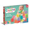 Colour Clemmy soft building block set 20 pcs Clementoni