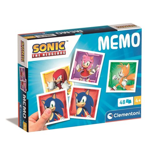 Sonic a sündisznó Characters 48-piece memory game Clementoni