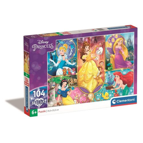 Disney Princess Fairy Tales 104-piece Brilliant puzzle Clementoni