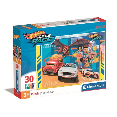 Hot Wheels Race 30-piece Clementoni puzzle