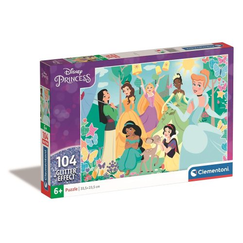 Disney Princess Garden 104-piece Glitter Puzzle Clementoni