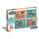 Jusice League Mini-mates DC Super Hero 4-in-1 puzzle Clementoni