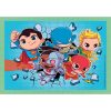 Jusice League Mini-mates DC Super Hero 4-in-1 puzzle Clementoni