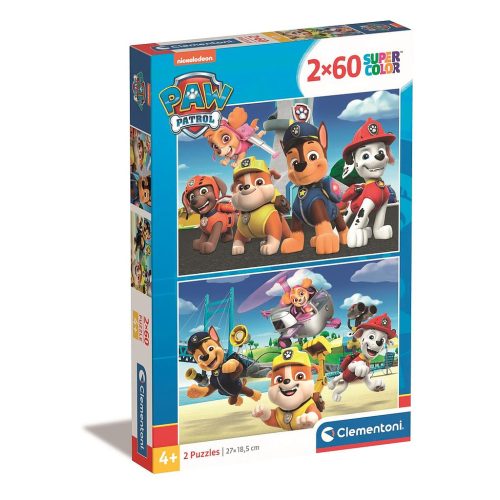 Paw Patrol Squad 2x60 piece puzzle Clementoni