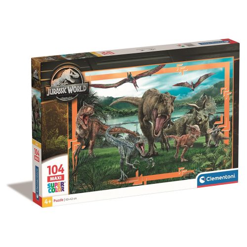 Jurassic World Predator-Prey 104 piece maxi puzzle Clementoni